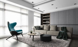 春日圆舞曲 117㎡现代简约三居室实景全案赏析