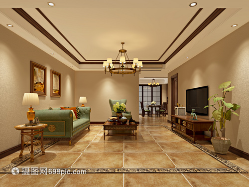 从客厅效果图到理想家居 室内装潢设计的艺术与实践