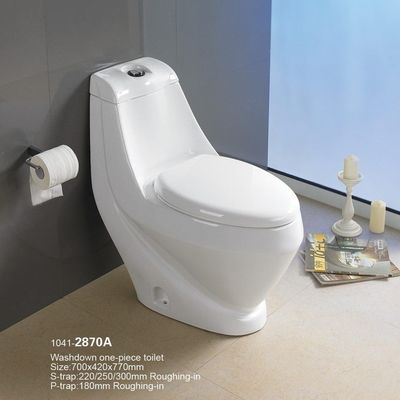 樱花经典马桶座便器 250坑直冲连体马桶 高效大排水，经典设计体验